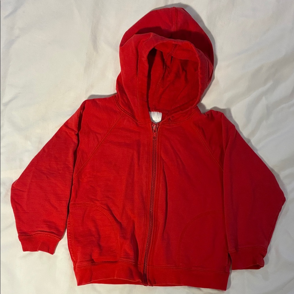 Hanna Andersson Vibrant Red Kids Hoodie